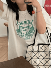 Kurzarm-T-Shirt mit Vintage-Shetland-Grafik